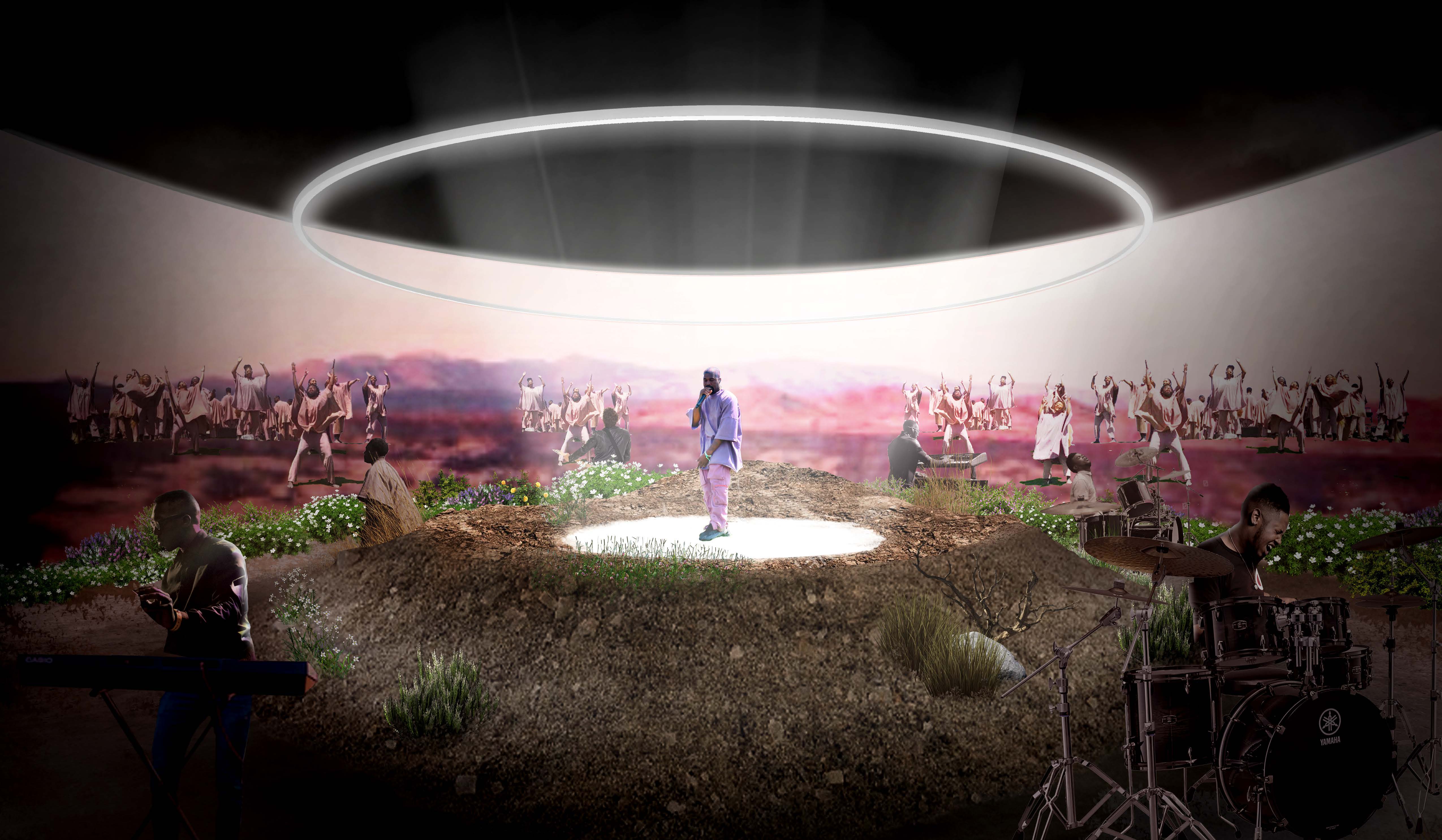 Selected rendering
